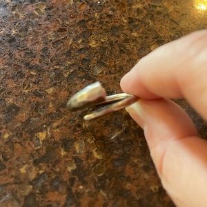 Unique sterling silver ring